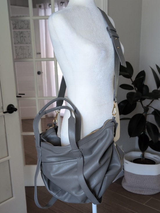 Lulu Dharma Handbags - Lulu Dharma Soft Vegan Leather Duffle Travel Bag